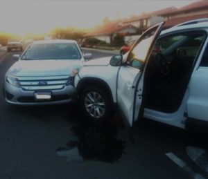 Accidente de 'DUI' temprano en la mañana en South H Street en Bakersfield hiere a dos conductores