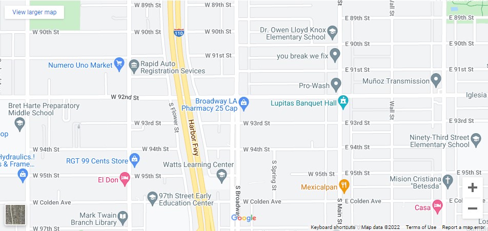 Muerto en accidente peatonal en West 93rd St [Los Ángeles, CA], Abogados de Accidentes Ahora