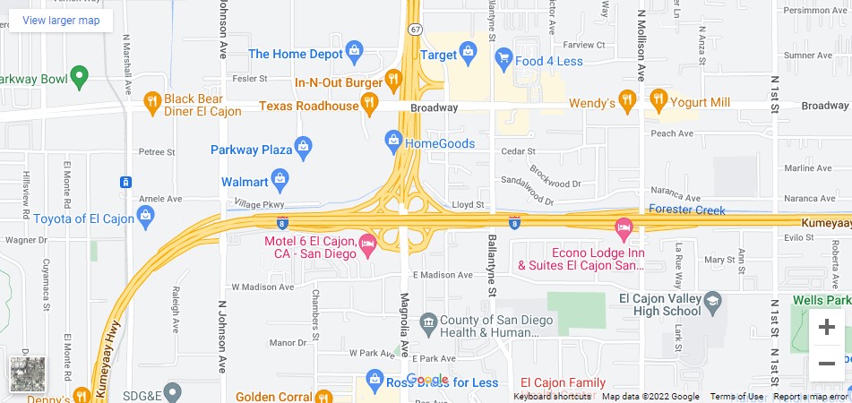 Muerto en accidente peatonal en la autopista 8 [El Cajon, CA], Abogados de Accidentes Ahora