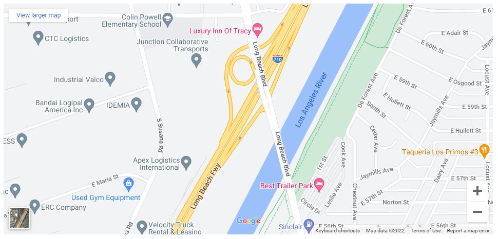 Accidente entre cuatro autos en la autopista 710 y Long Beach Boulevard [Long Beach, CA], Abogados de Accidentes Ahora