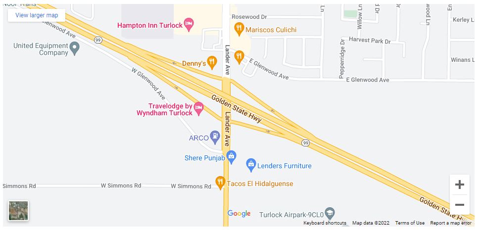Mujer muere en accidente de auto en la autopista 99 y Lander Avenue [Turlock, CA], Abogados de Accidentes Ahora