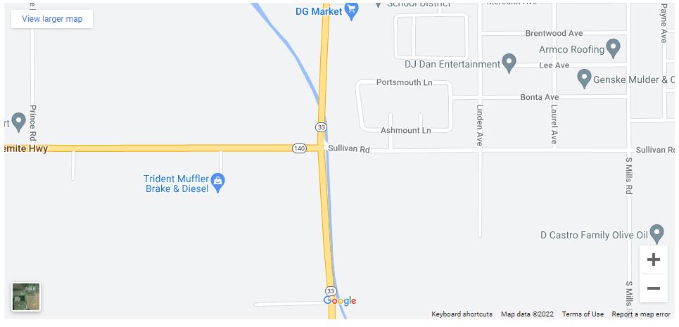 Un herido en accidente de auto en la autopista 140 y la autopista 33 [Gustine, CA], Abogados de Accidentes Ahora