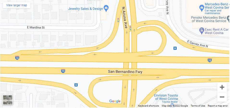 Noe Manzanarez arrestado por accidente de auto, autopista 10 [West Covina, CA], Abogados de Accidentes Ahora