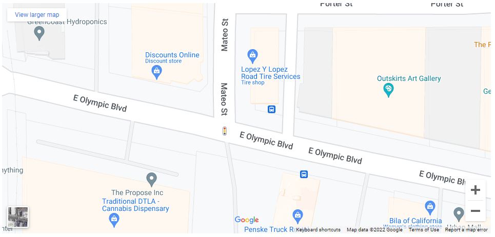 Ciclista lesionado en accidente de bicicleta en Olympic Boulevard y Mateo Street [sur de Los Ángeles, CA], Abogados de Accidentes Ahora