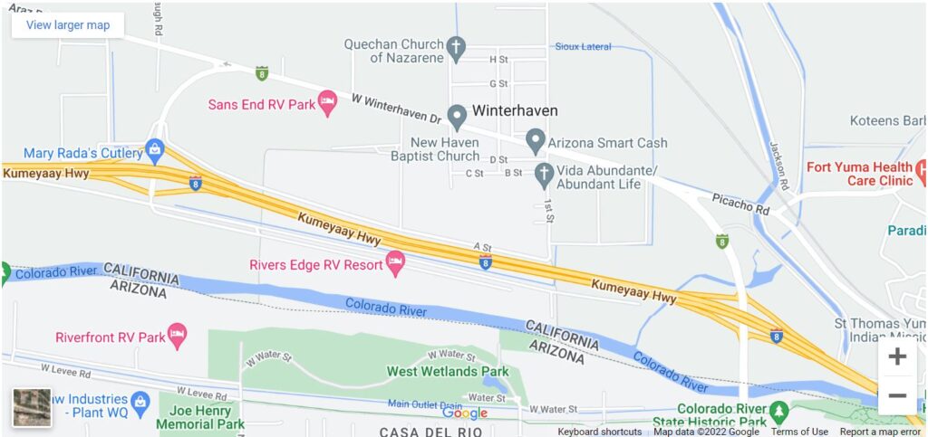 Siete heridos en choque entre varios vehículo en la autopista 8 [Winterhaven, CA], Abogados de Accidentes Ahora