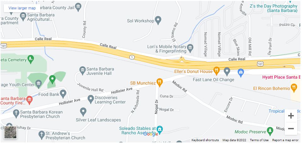 Dos heridos después de que un carro choca contra un árbol en la autopista 101 y El Sueno Road [Santa Barbara, CA], Abogados de Accidentes Ahora