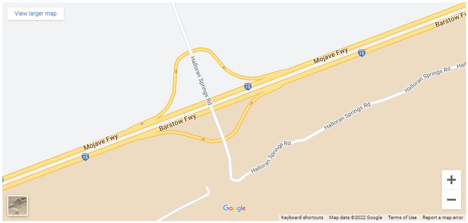 Hombre muere en accidente de carro en la autopista 15 y Halloran Springs Road [Baker, CA], Abogados de Accidentes Ahora