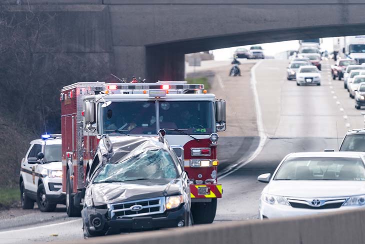 Una persona resultó herida en un accidente de camión en la carretera 70 [Marysville, CA]