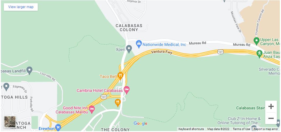 Tres vehículos involucrados en un accidente en la carretera 101 y Las Virgenes Road [Calabasas, CA], Abogados de Accidentes Ahora
