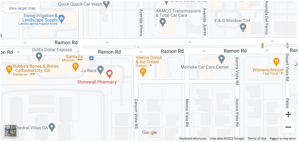 Fatal accidente peatonal en Ramon Road y Canyon Vista Road [Cathedral City, CA], Abogados de Accidentes Ahora