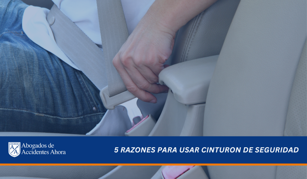 5 RAZONES PARA USAR CINTURON DE SEGURIDAD